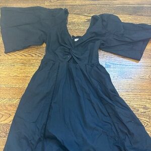 Abercrombie & Fitch -- Women's Cutout Poplin Mini Dress XS Tall